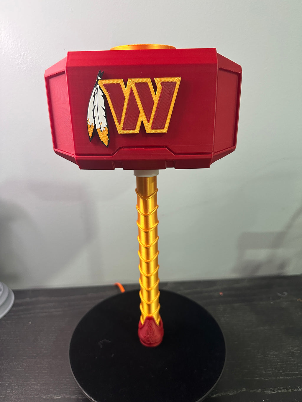3D Printed Washington Football "Power Hammer"