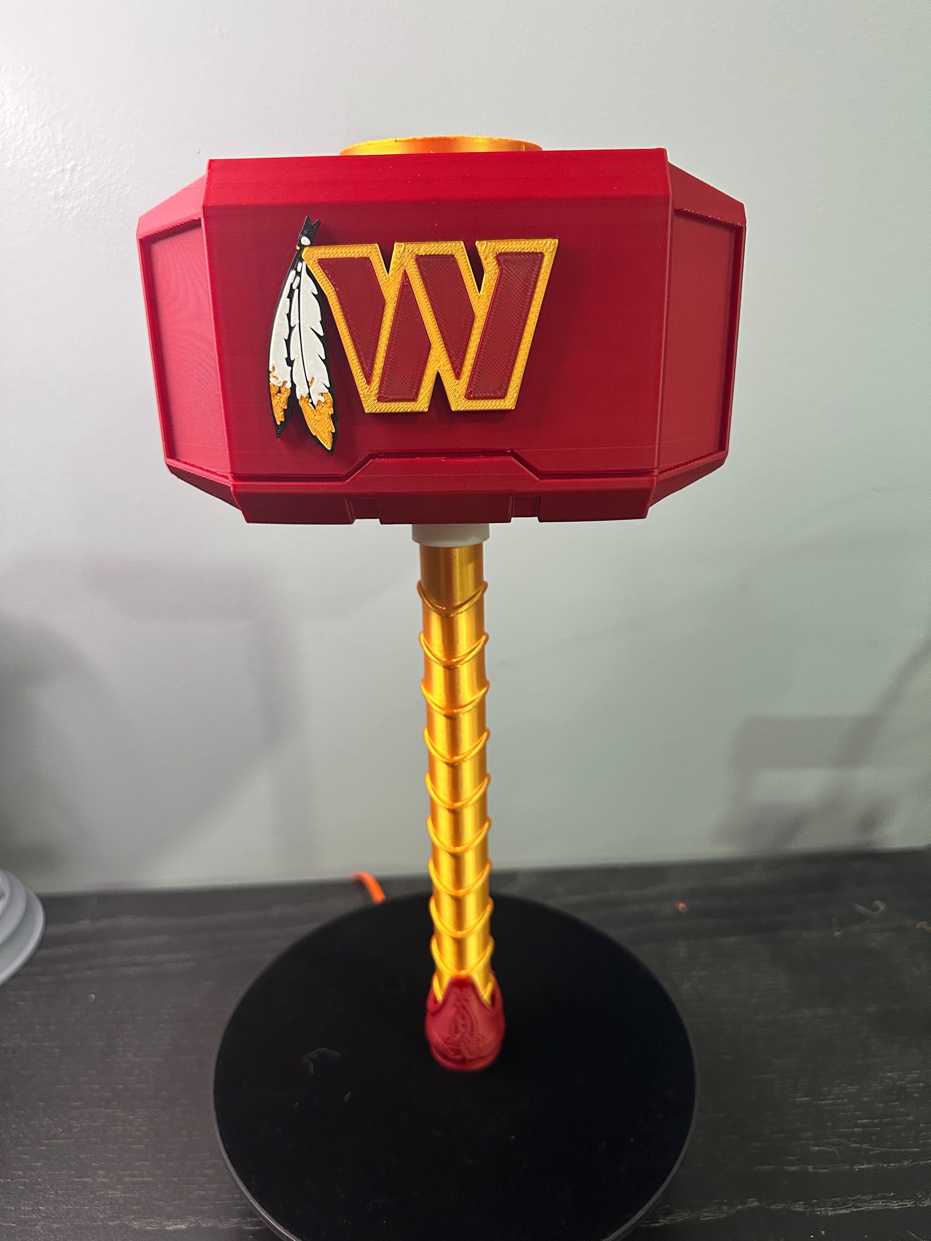 3D Printed Washington Football "Power Hammer"