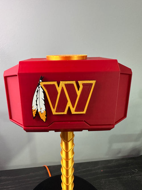 3D Printed Washington Football "Power Hammer"
